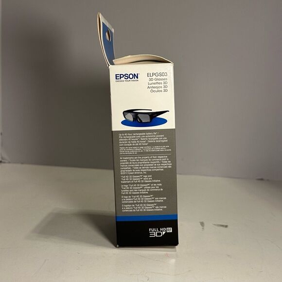 Epson ELPGSO3 RF 3D Glasses - Picture 4 of 12